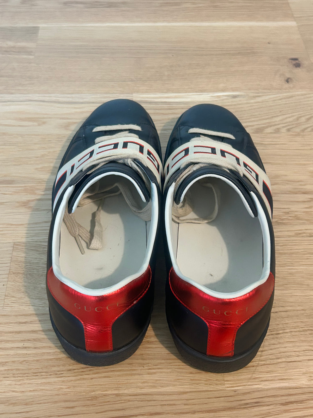 Gucci Ace Web Stripe sneakers