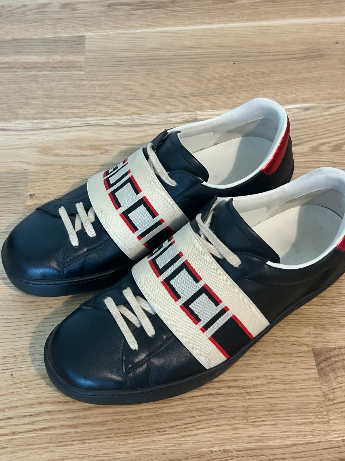Gucci Ace Web Stripe sneakers